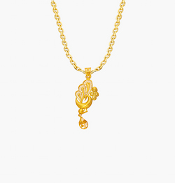 The Golden Peacock Pendant